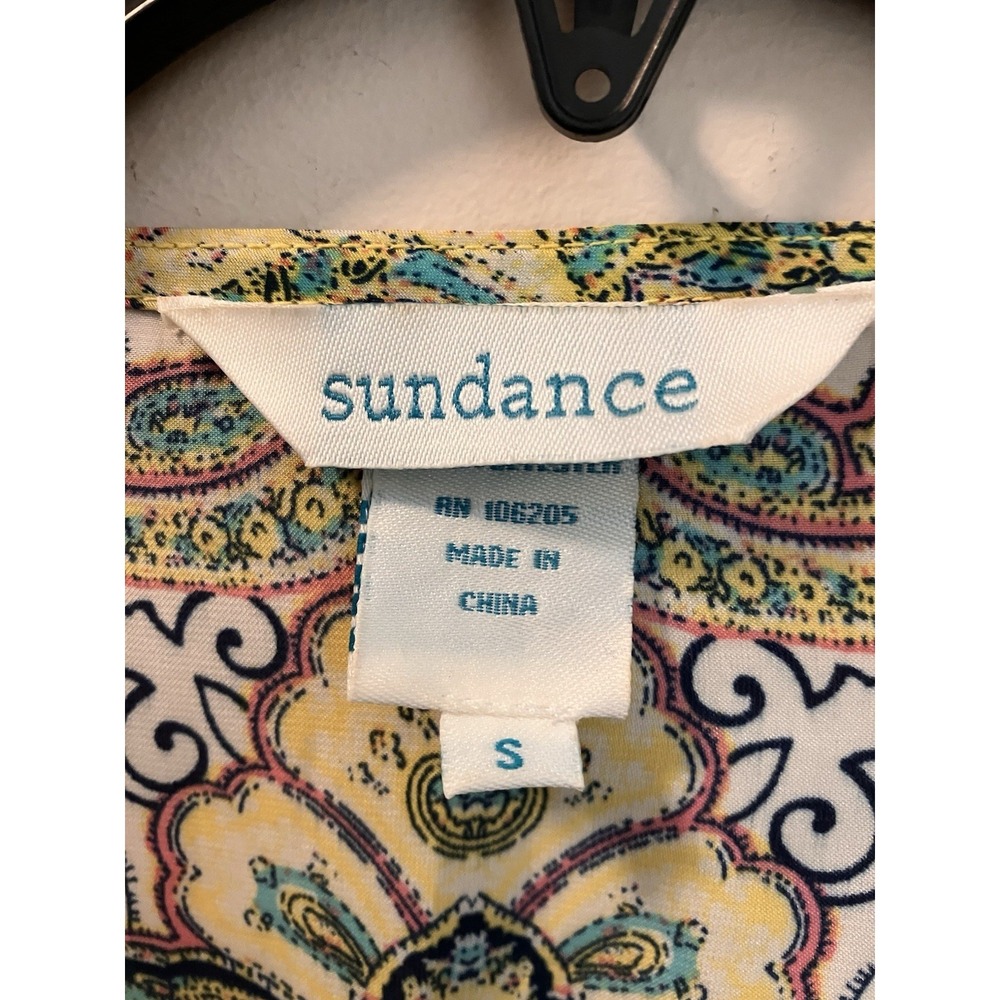 Sundance Dress Bella Verona Boho Mixed Print Sz Small Resort Vacation - Picture 3 of 8